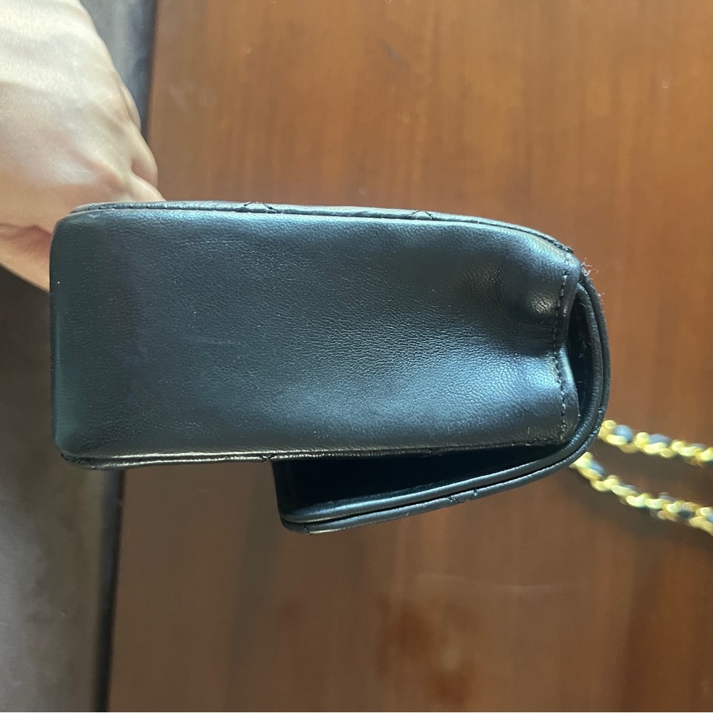Chanel Mini Rectangular Flap Black Quilted Gold H… - image 5